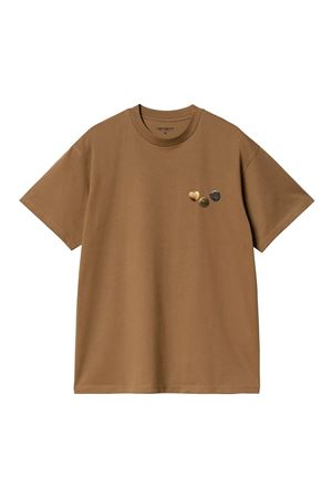 Brown S/S Button T-Shirt CARHARTT WIP | I034658HZ